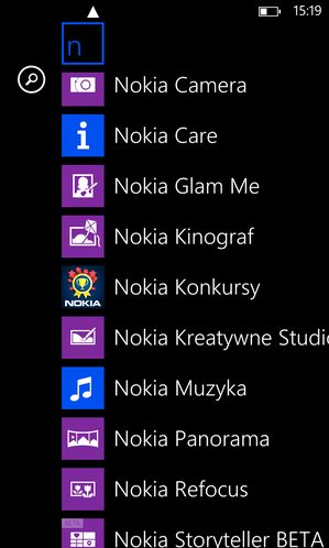 10. Niektóre aplikacje od Nokii