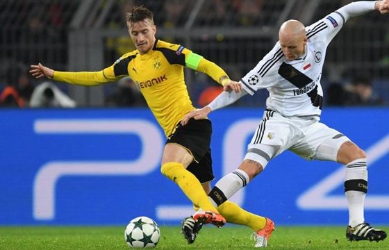 3,6 mln widzów rewanżowego meczu Legii z Borussią Dortmund w TVP1 i Canal+