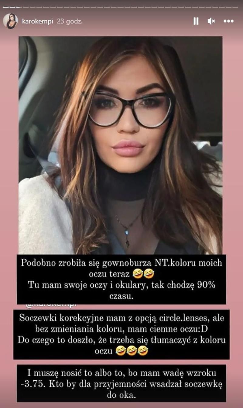 Karolina Kempińska otwiera się przed obserwującymi