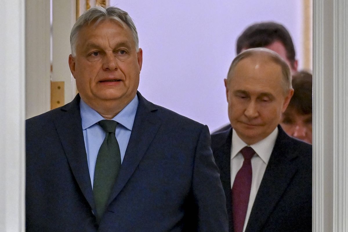 Viktor Orban i Władmir Putin