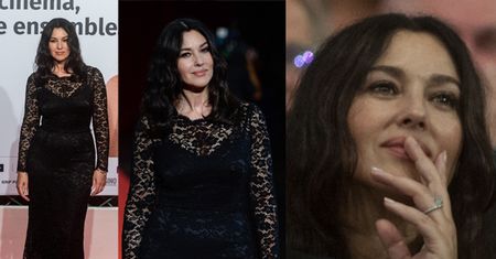Zjawiskowa Monica Bellucci w czarnych koronkach pozuje na czerwonym dywanie we Francji (FOTO)