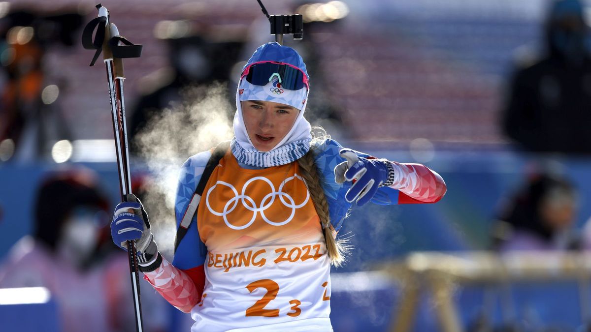 rosyjska biathlonistka Swietłana Mironowa