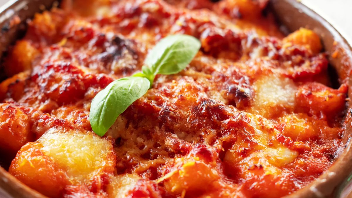 Zapiekanka z włoskimi kluseczkami