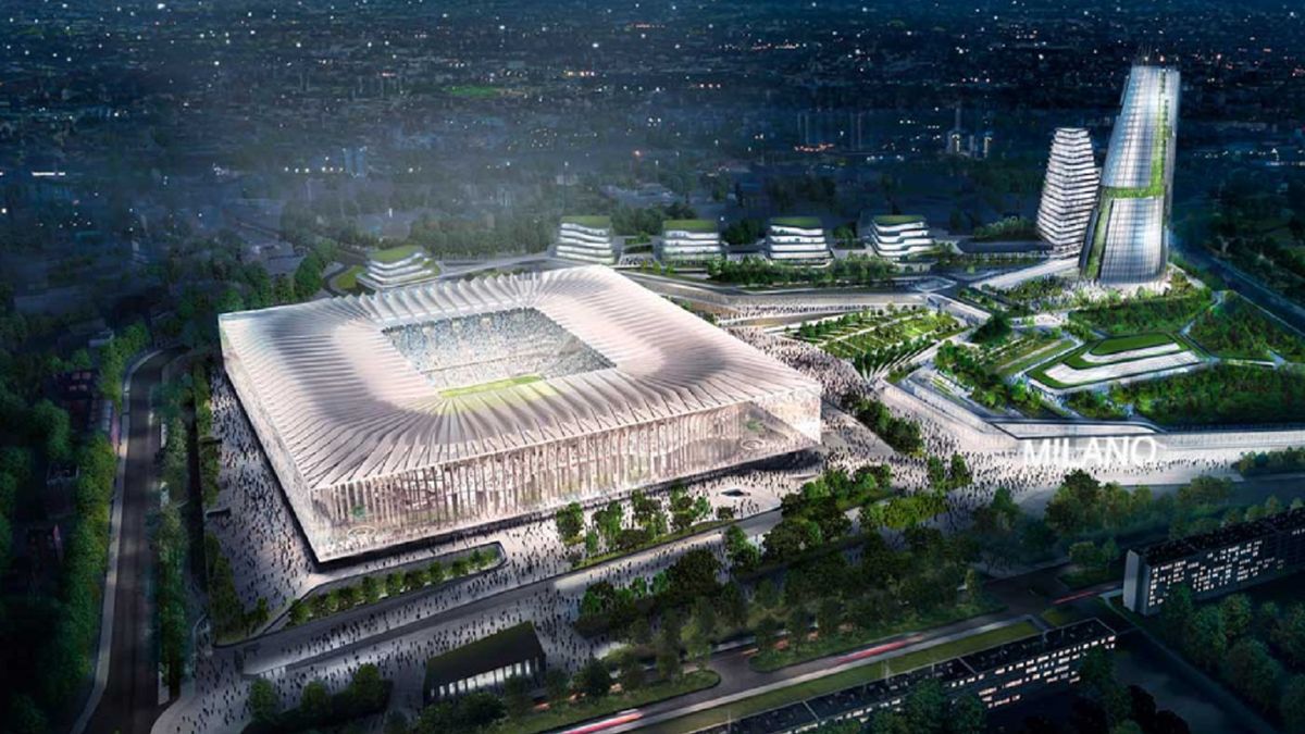 Zdjęcie okładkowe artykułu: Materiały prasowe / AC Milan/Inter Mediolan / Na zdjęciu: projekt nowego stadionu w Mediolanie