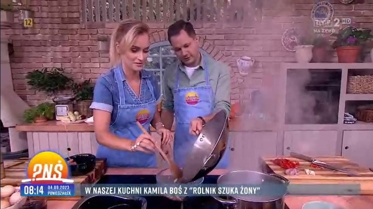 Kamila Boś z "Rolnik szuka żony" gotowała w kuchni "Pytania na śniadanie"