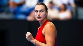 Zobaczyła, co napisał na kartonie. Sabalenka zaskoczyła kibica