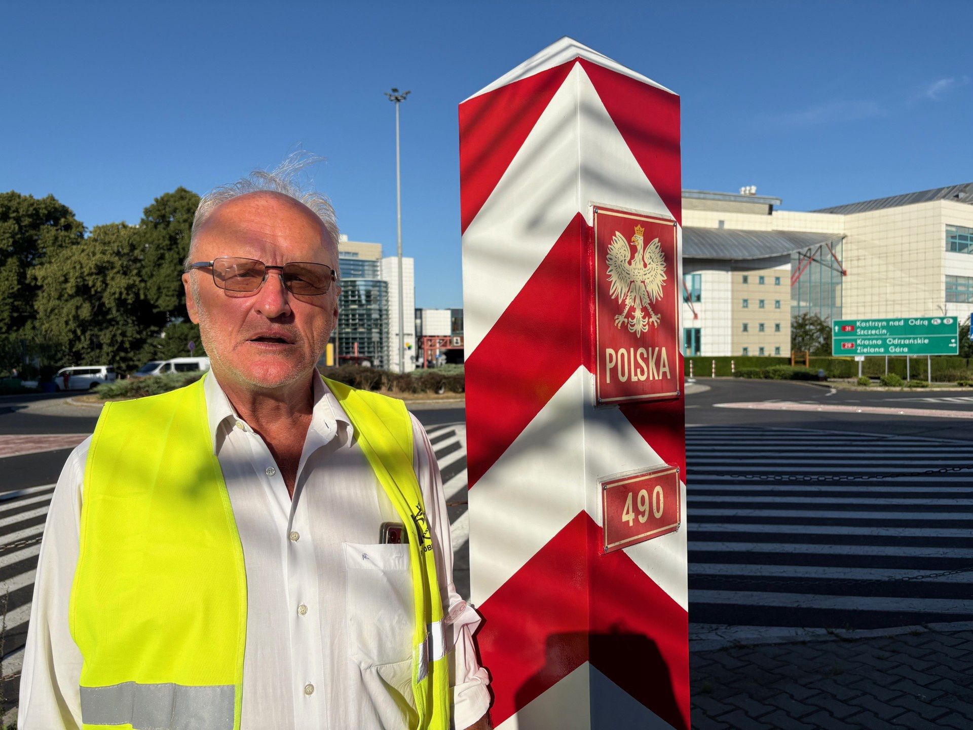 Ruch Obrony Granic w Słubicach. Na fot. Andrzej Piwnicki