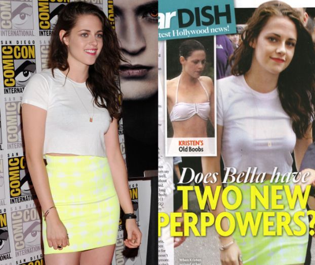 Kristen Stewart powiększyła piersi? (PORÓWNAJ!)