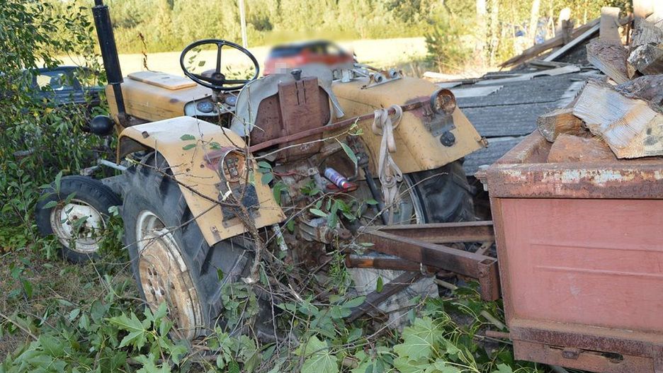 Tragiczny wypadek podczas rozładunku drewna