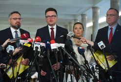 Hołownia skomentował sondaż. Zaprosił Kaczyńskiego