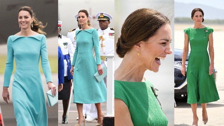 Kate Middleton zadaje szyku w dwóch sukniach