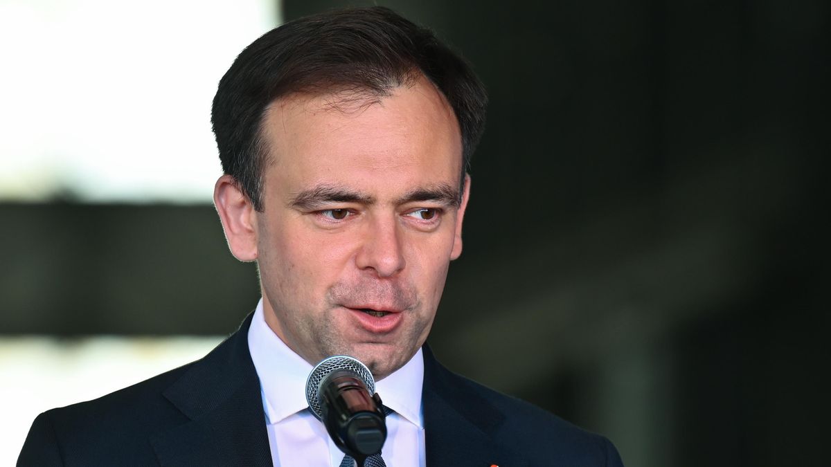 Minister finansów i gospodarki Andrzej Domański 