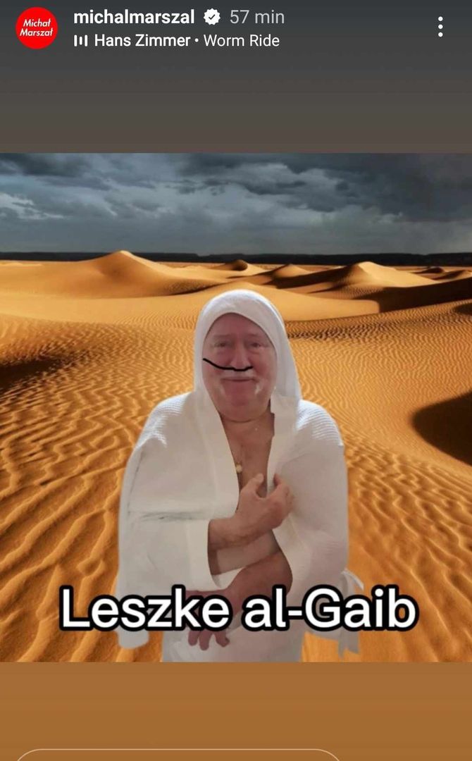 Mem z Lechem Wałęsą