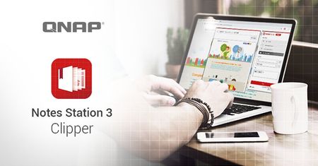 Zapisz strony na NAS-ie, na później - QNAP Notes Station 3 Clipper