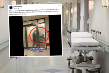 Szokujące sceny na SOR w Krakowie. Ochroniarze pobili pacjenta. "Leż"
