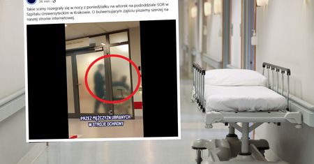 Skandaliczne sceny na SOR w Krakowie. Jest reakcja szpitala