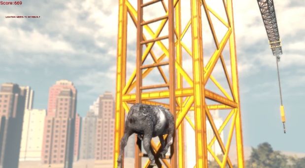 Mam nadzieję, że data premiery Goat Simulator to nie żart