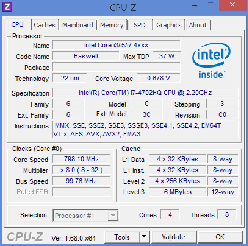 Intel Core i7-4702HQ - zabawy z procesorem w laptopie Dell XPS 15 Touch
