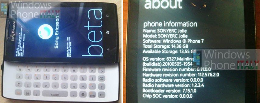 Prototyp Sony Ericsson Jolie