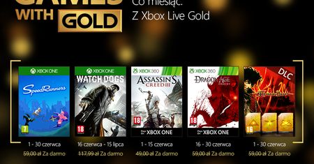 Pięć hitów w czerwcowym Games with Gold