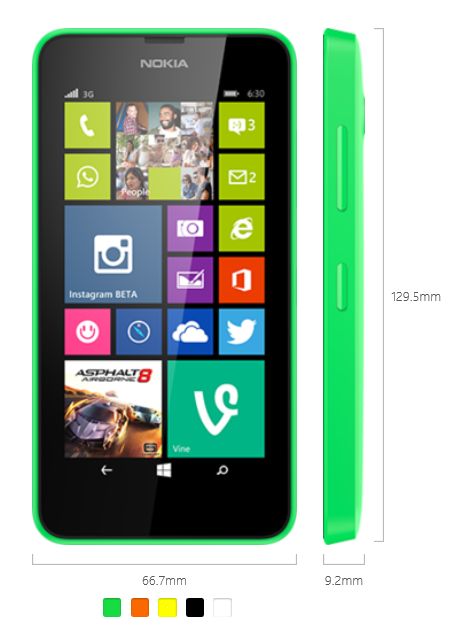 Nokia Lumia 630 i  Windows Phone 8.1