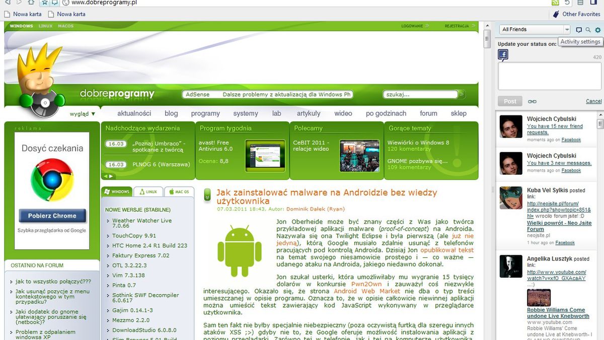 Flock - widok ogólny