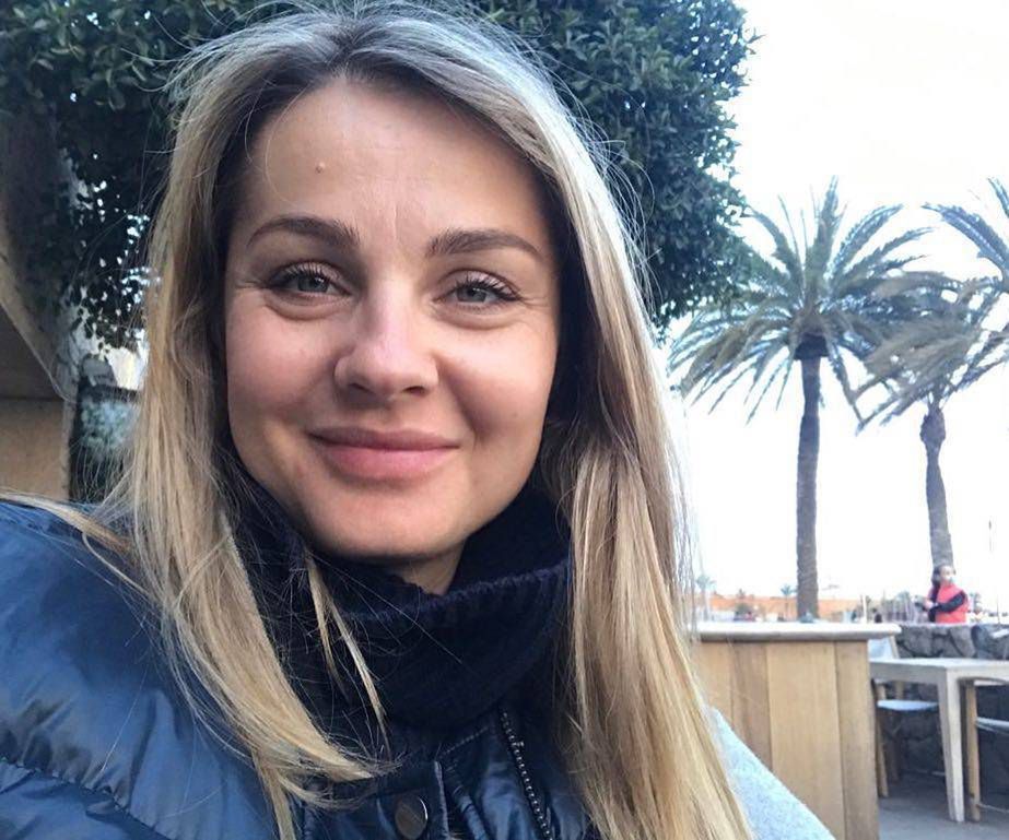 Małgorzata Socha bez makijażu w Hiszpanii