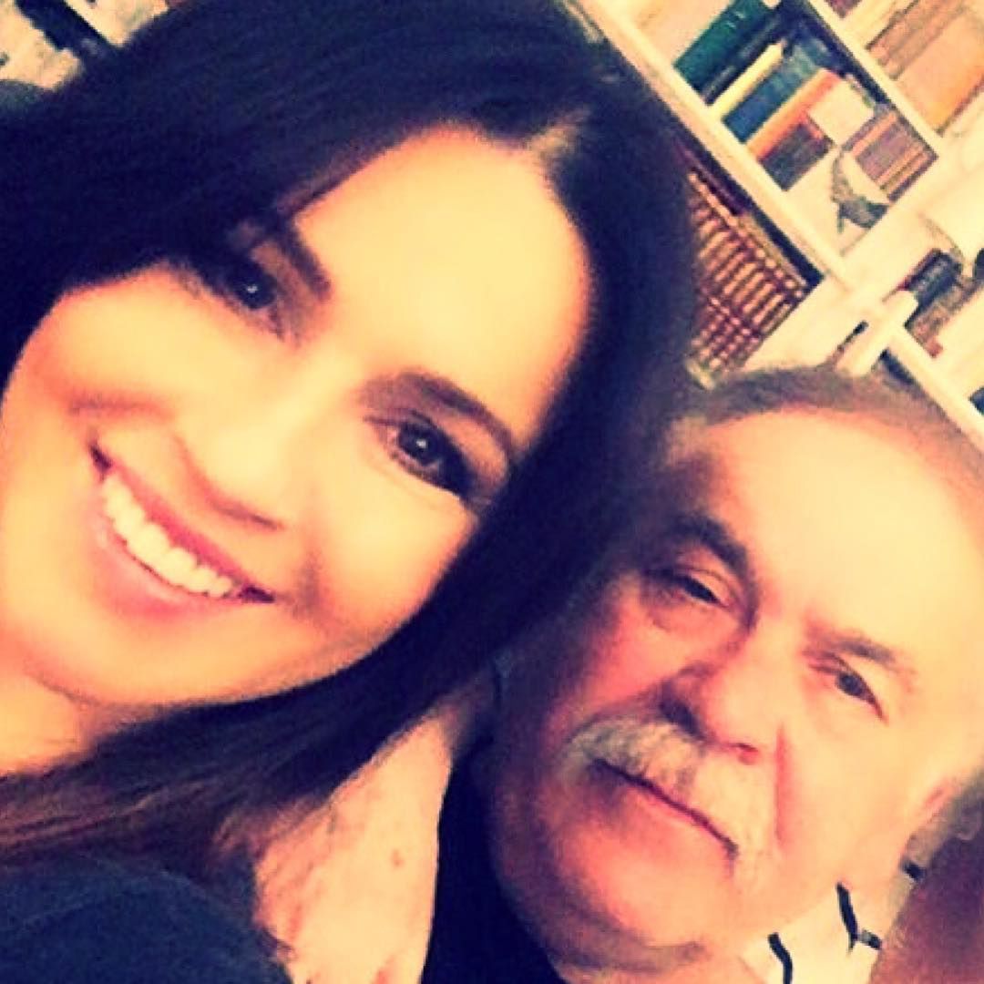 Beata Tadla z ojcem