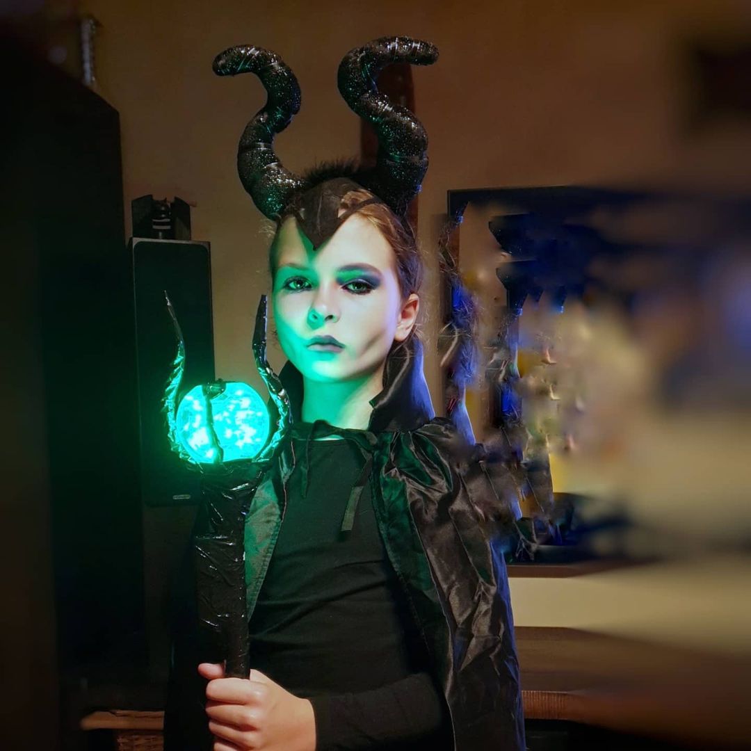 Katarzyna Skrzynecka - przebranie córki na Halloween 2021