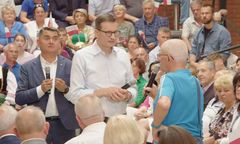 Morawiecki dostał pytanie. "My się do takiej UE nie zgłaszaliśmy"