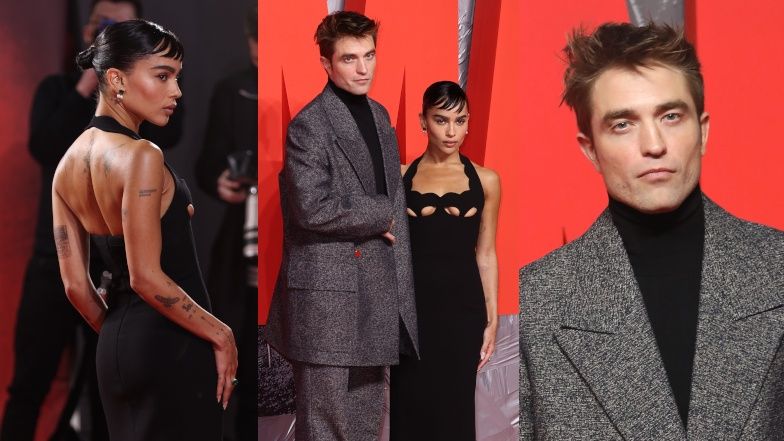 Robert Pattinson i Zoe Kravitz na londyńskim pokazie "The Batman"