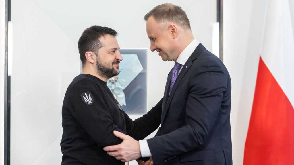 Wołodymyr Zełenski poprosił Andrzeja Dudę o wsparcie w rozwiązaniu konfliktu na granicy