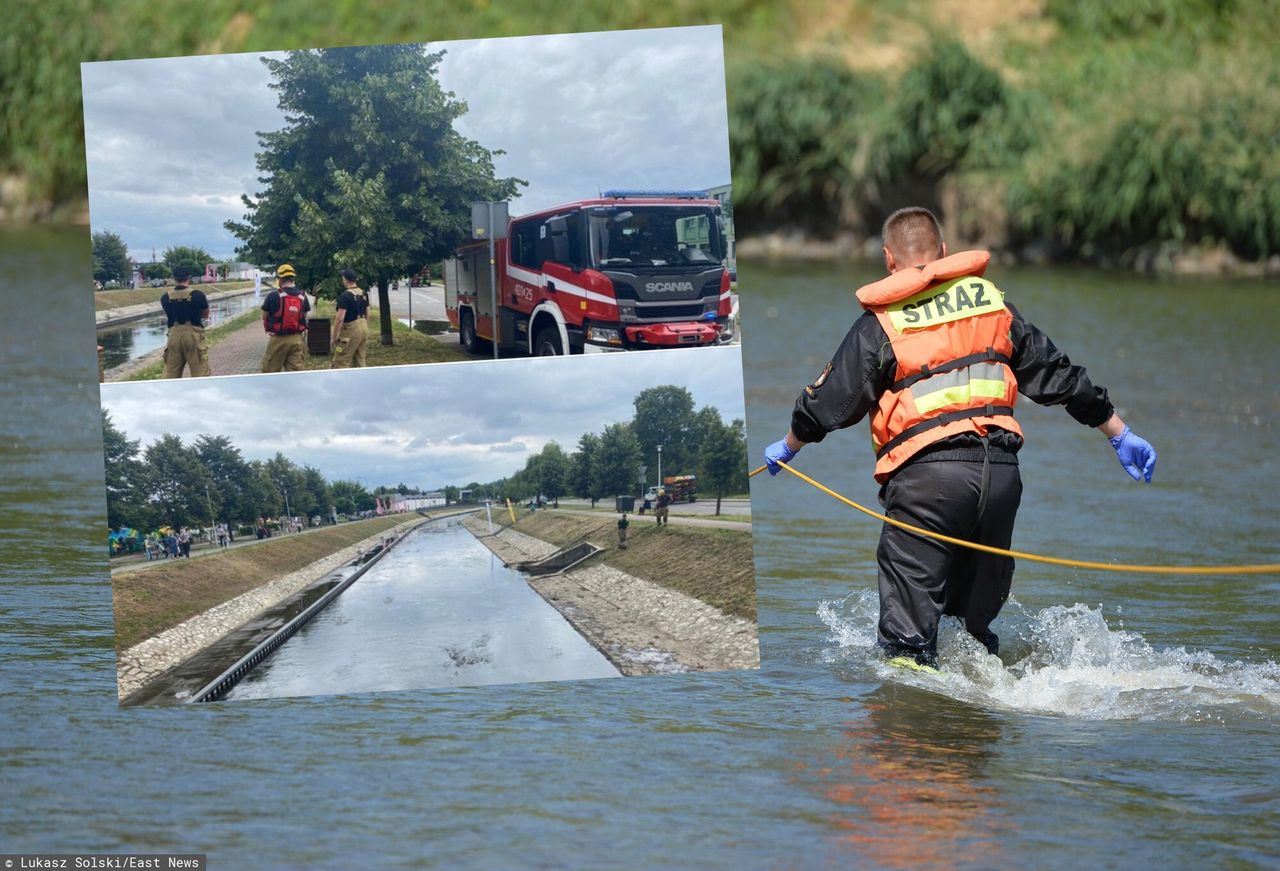 3-latek wpadł do rzeki. Porwał go nurt