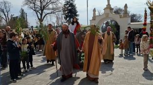Piotrkowice: Niedziela Palmowa w Sanktuarium Matki Bożej Loretańskiej. Msza święta, poświęcenie palm i wyjątkowa procesja. Zobacz zdjęcia