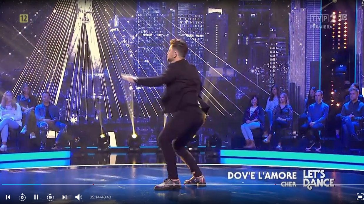 Kadry z programu "Anything Goes. Ale jazda!" TVP