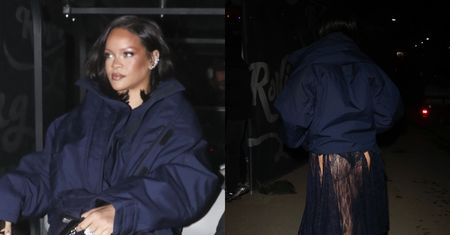 Rihanna gra nogą i świeci pośladkami na hip-hopowym festiwalu. Przybyła tam wspierać ukochanego