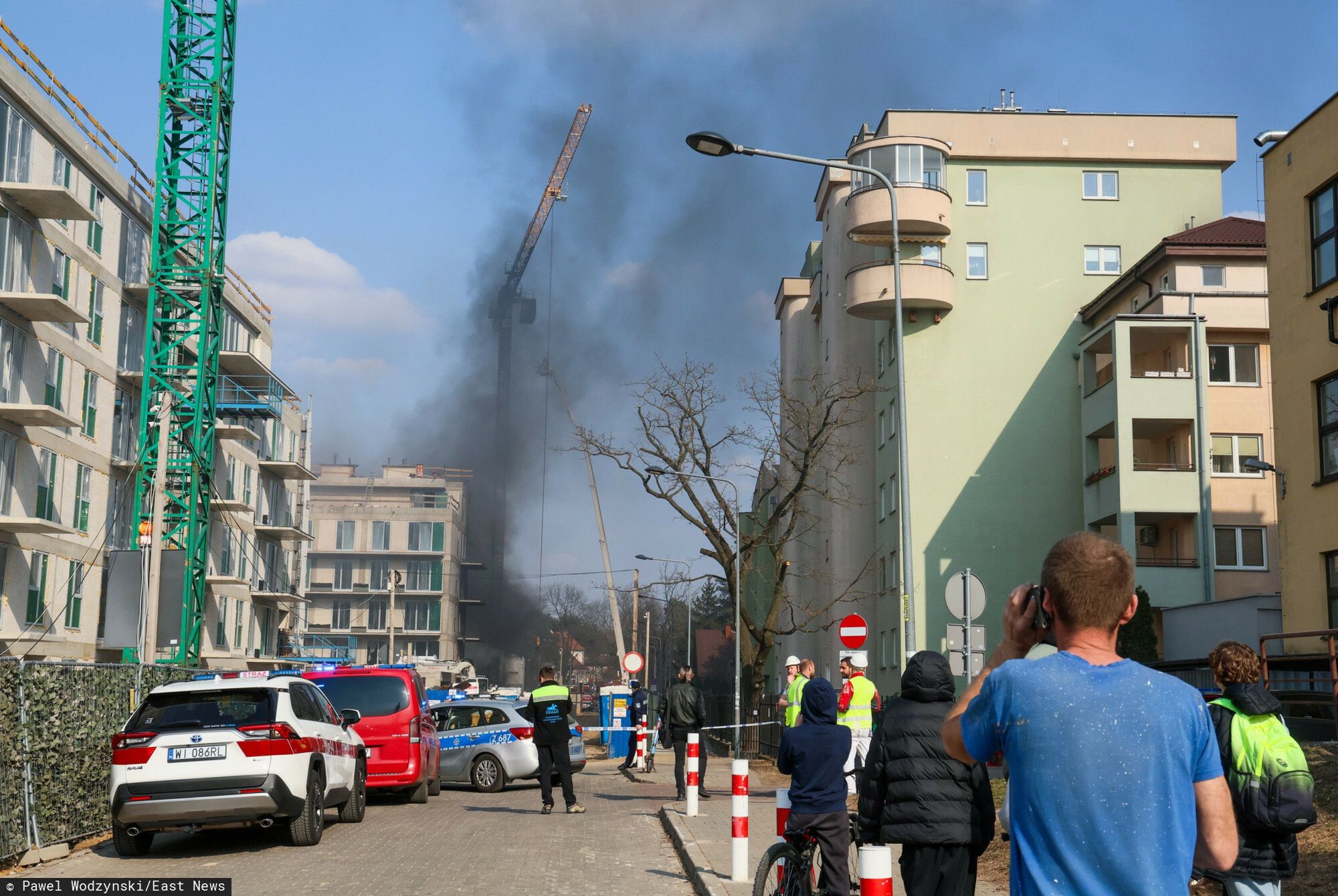 Pożar na Białołęce