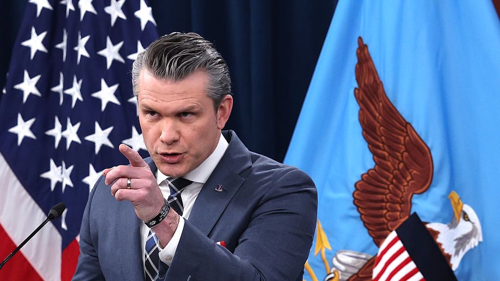 Sekretarz obrony USA Pete Hegseth
