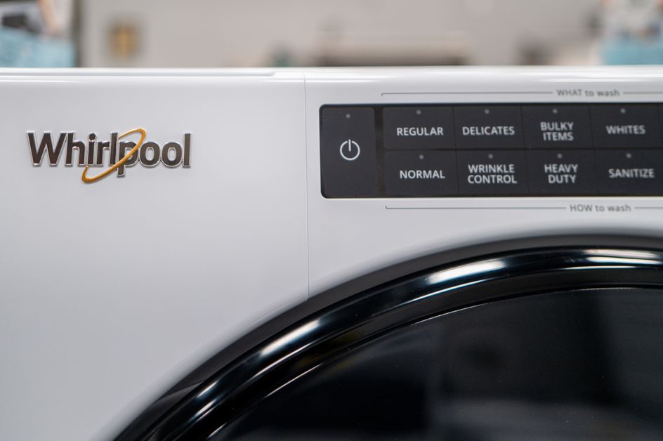AUSTIN, TEXAS - APRIL 26: A 'Whirlpool' drier is on display at a Wilson AC & Appliance store on April 26, 2024 in Austin, Texas. WHR stock has fallen more than 10 percent, contributing to mass layoffs within Whirlpool. The appliance giant has announced that it will layoff 1,000 salaried jobs as U.S. home purchases continue plummeting this year. (Photo by Brandon Bell/Getty Images)