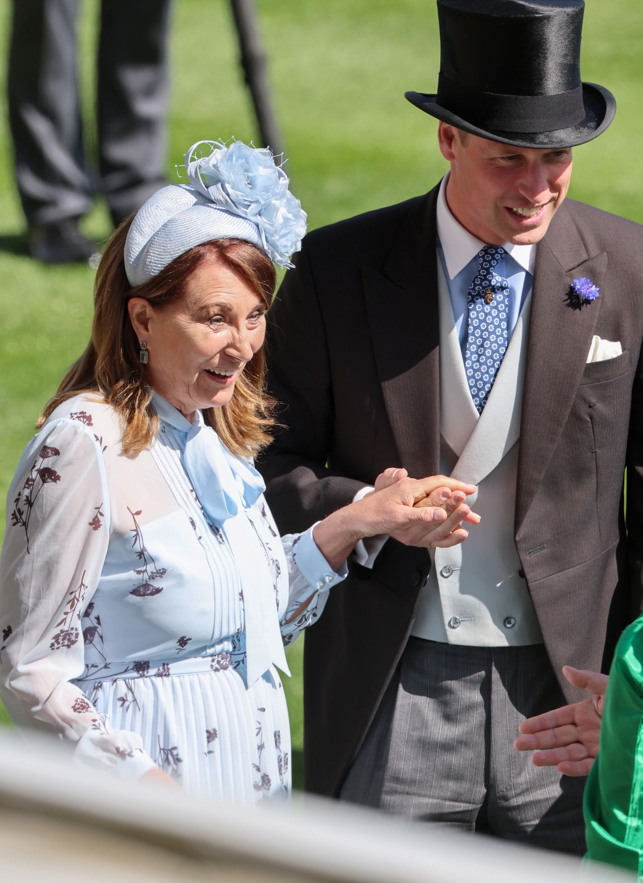 Prince William and Carole Middleton