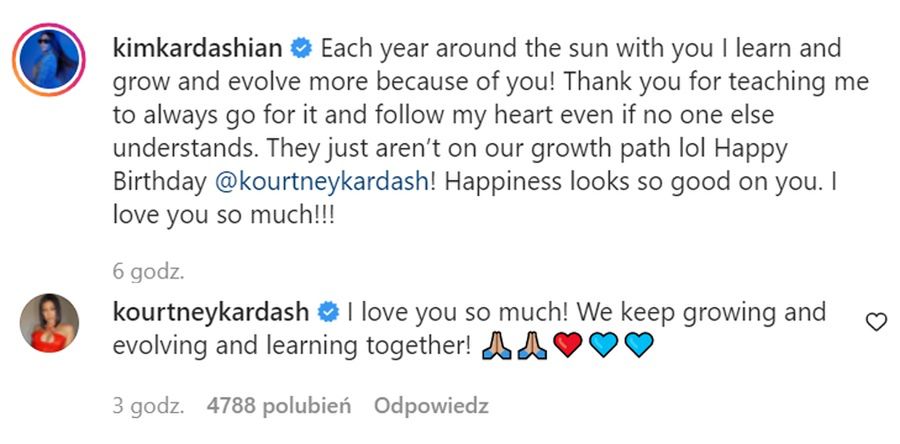Kim Kardashian świętuje urodziny Kourtney Kardashian 