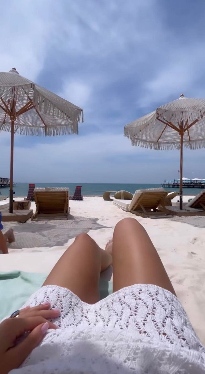 Paulina Krupińska i Sebastian Karpiel-Bułecka na wakacjach z dziećmi