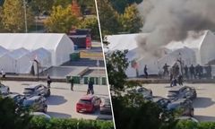 Serbia. Strzały i pożar przed parlamentem