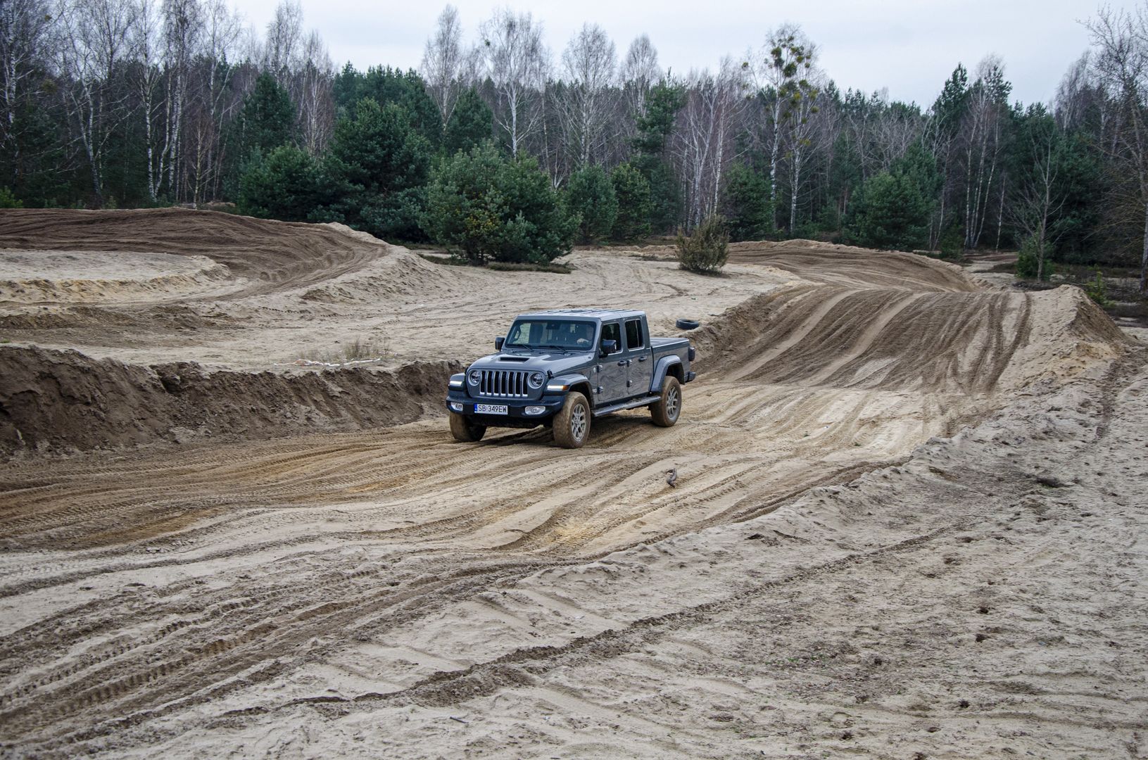 Jeep Gladiator na Poligonie4x4