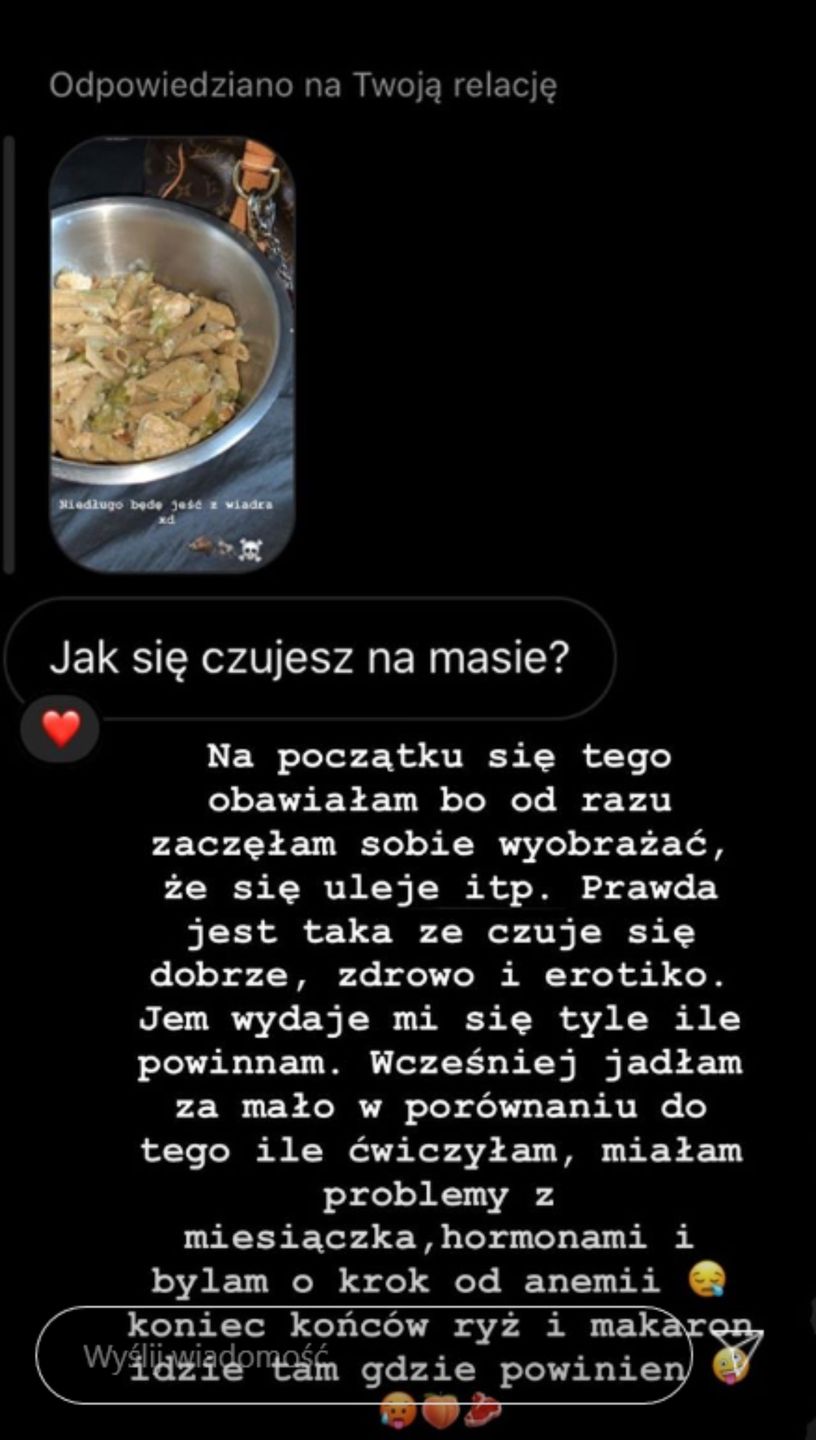 Marta Linkiewicz o zbyt restrykcyjnych treningach