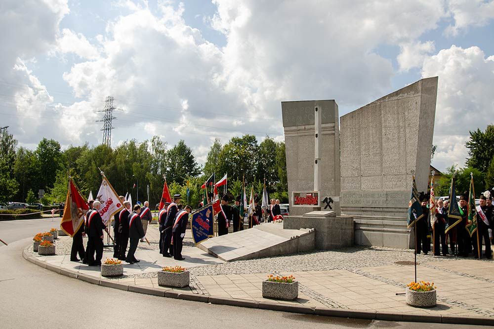 Jastrzębie Zdrój. Pomnik Porozumienia Jastrzębskiego znalazł się na Szlaku Wolności.