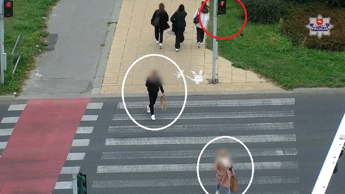 Policyjny dron w akcji. Przyłapał kilku pieszych. 