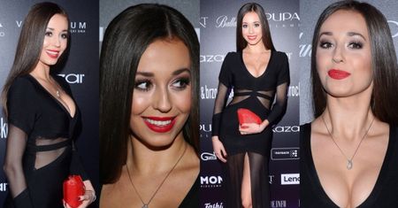 Głęboki dekolt Miss Polonia na czerwonym dywanie (ZDJĘCIA)