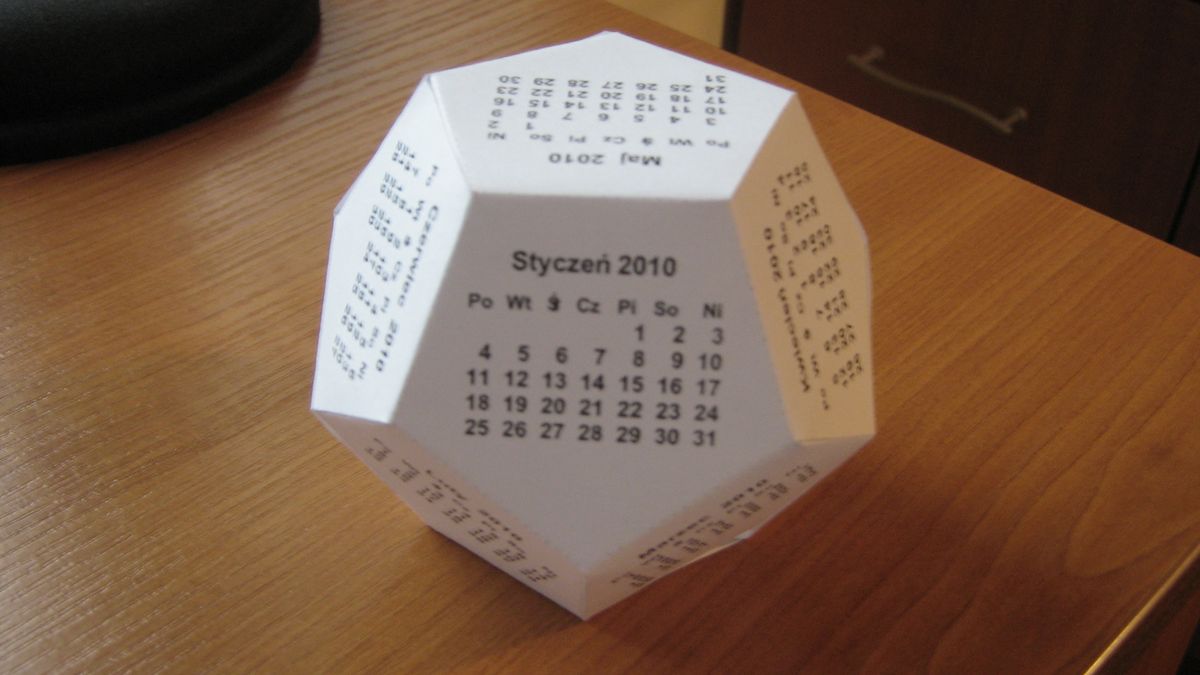 Zrób własny - super klawy kalendarz! 1