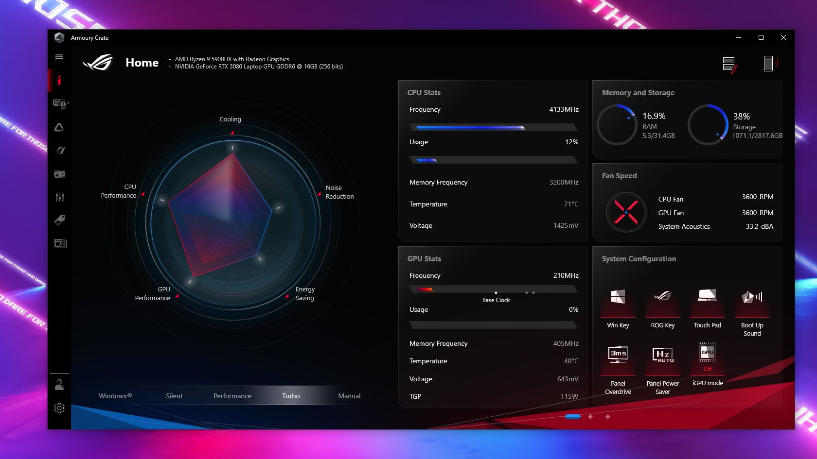 Bestia, nie laptop. Ryzen 9 5900HX i RTX 3080 w notebooku Asus ROG Strix Scar 17 – test 32